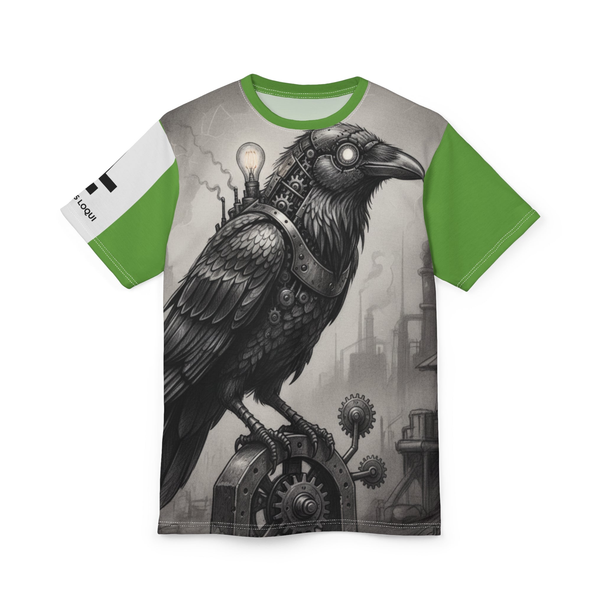 Steampunk Mechanical Raven T‑Shirt