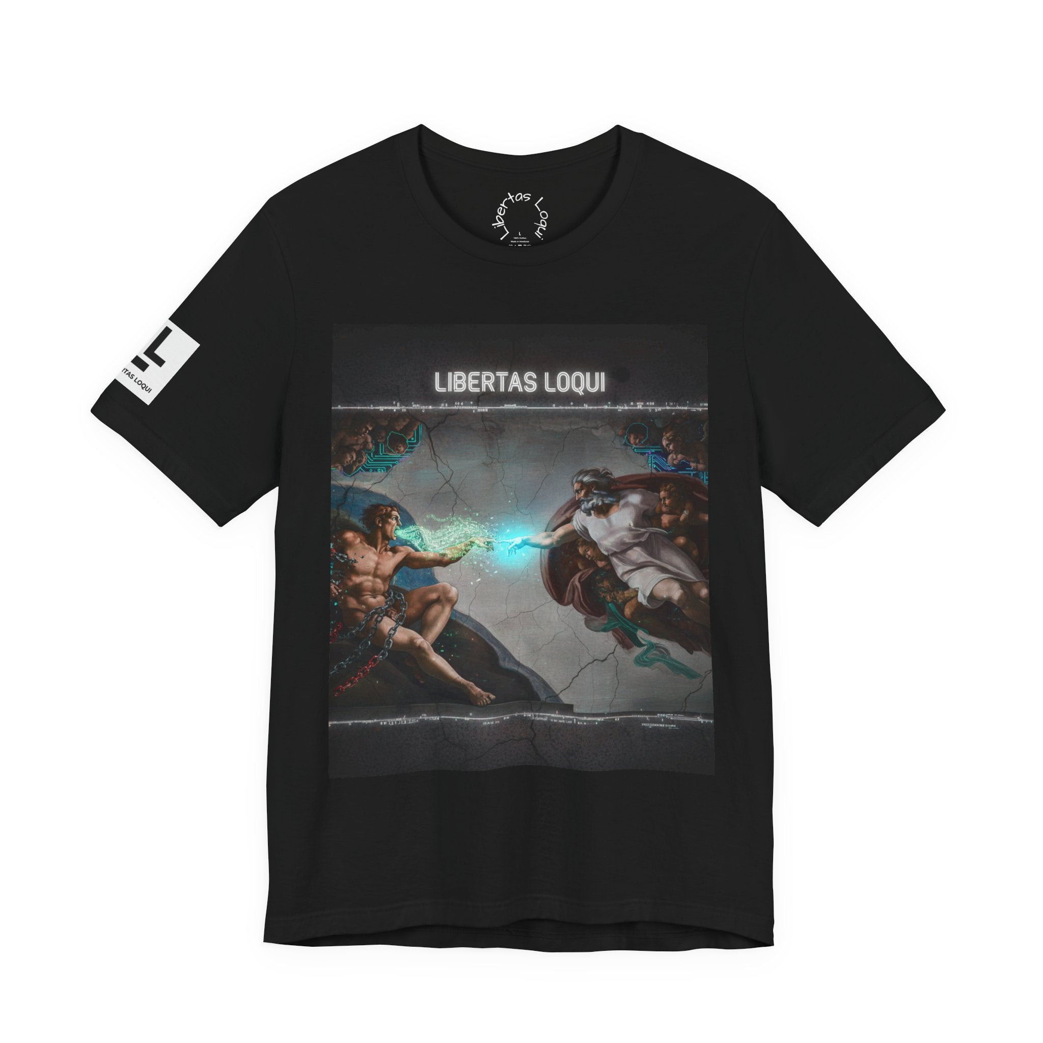 Libertas Loqui Tee — Renaissance-Inspired Graphic T-Shirt