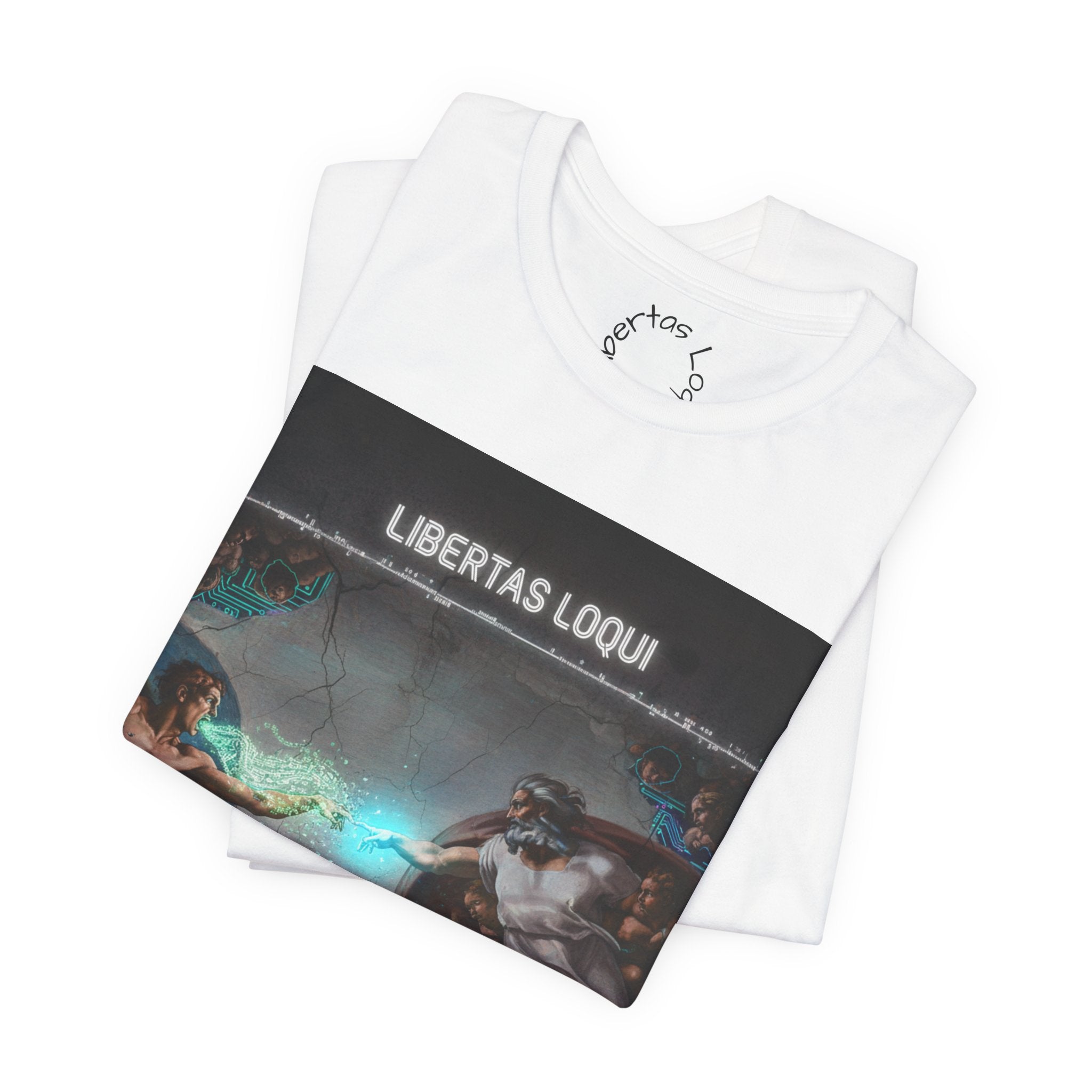 Libertas Loqui Tee — Renaissance-Inspired Graphic T-Shirt