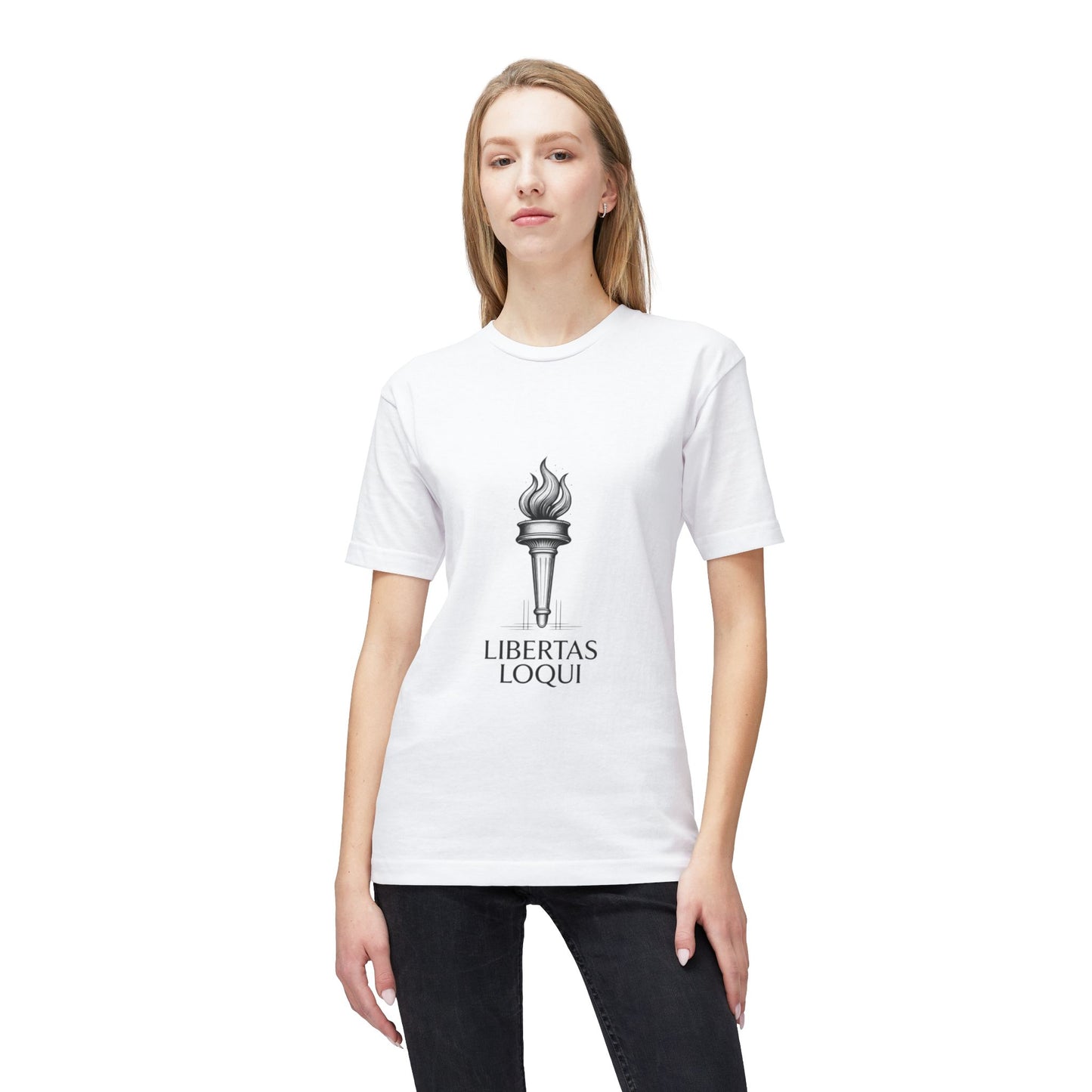 Libertas Loqui Liberty Torch T-Shirt