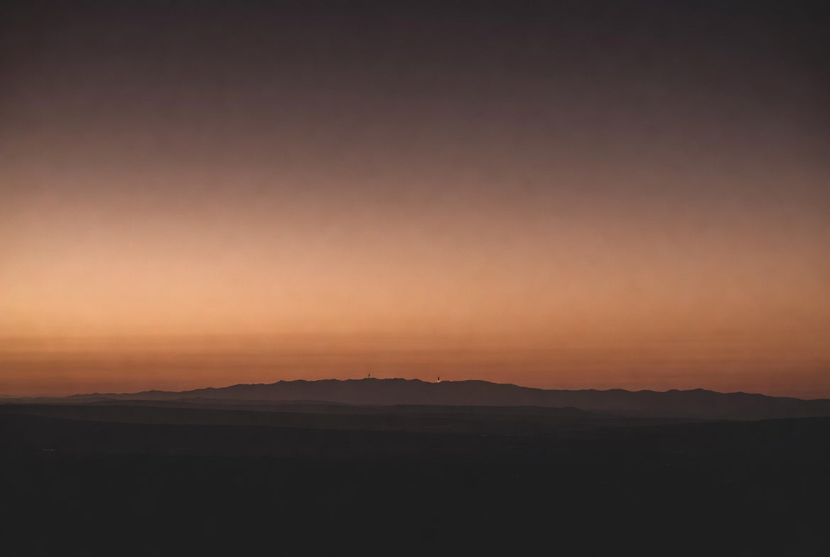 Open landscape at golden hour